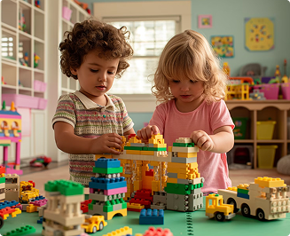 Niños en actividades extraescolares STEAM en inglés en Málaga